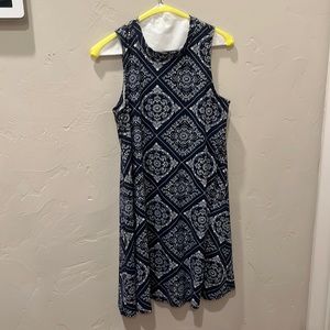 Fortune and Ivy Sleeveless Pull Over Knit Dress